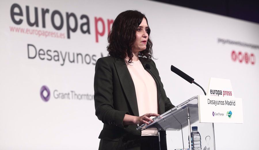 La presidenta de esta Comunidad, Isabel Díaz Ayuso, en una foto de archivo de EP