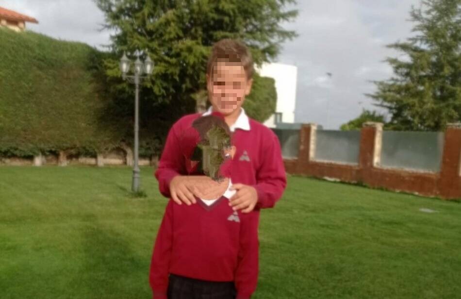 Imagen difundida del menor desaparecido. Foto: @PCivilSalamanca