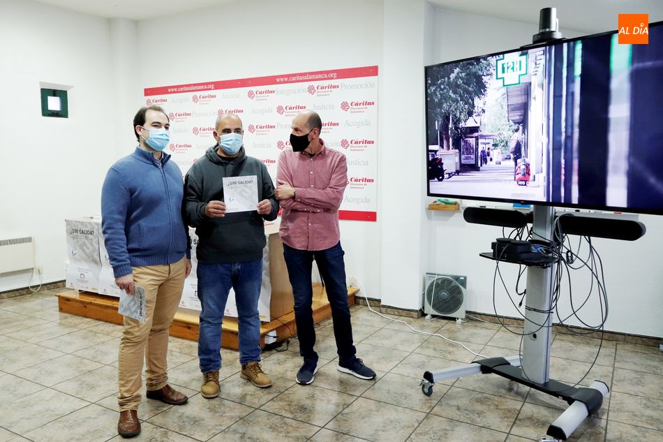 Presentación en Cáritas de la nueva campaña de personas sin hogar. Foto: Guillermo García San Miguel