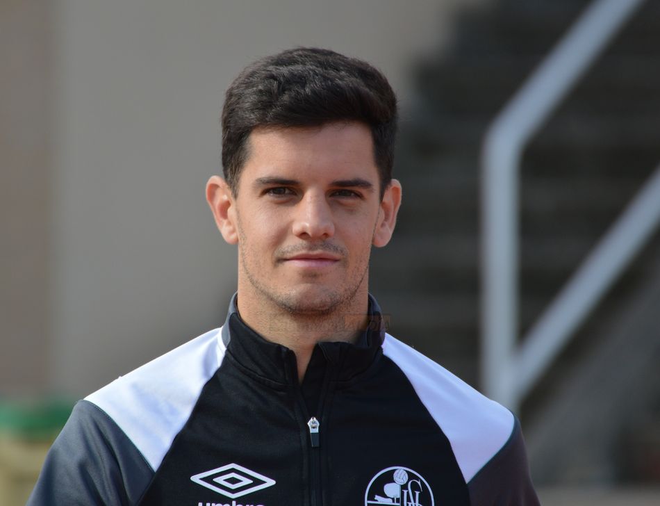 Javi Murua, en un entrenamiento / Carlos Cuervo