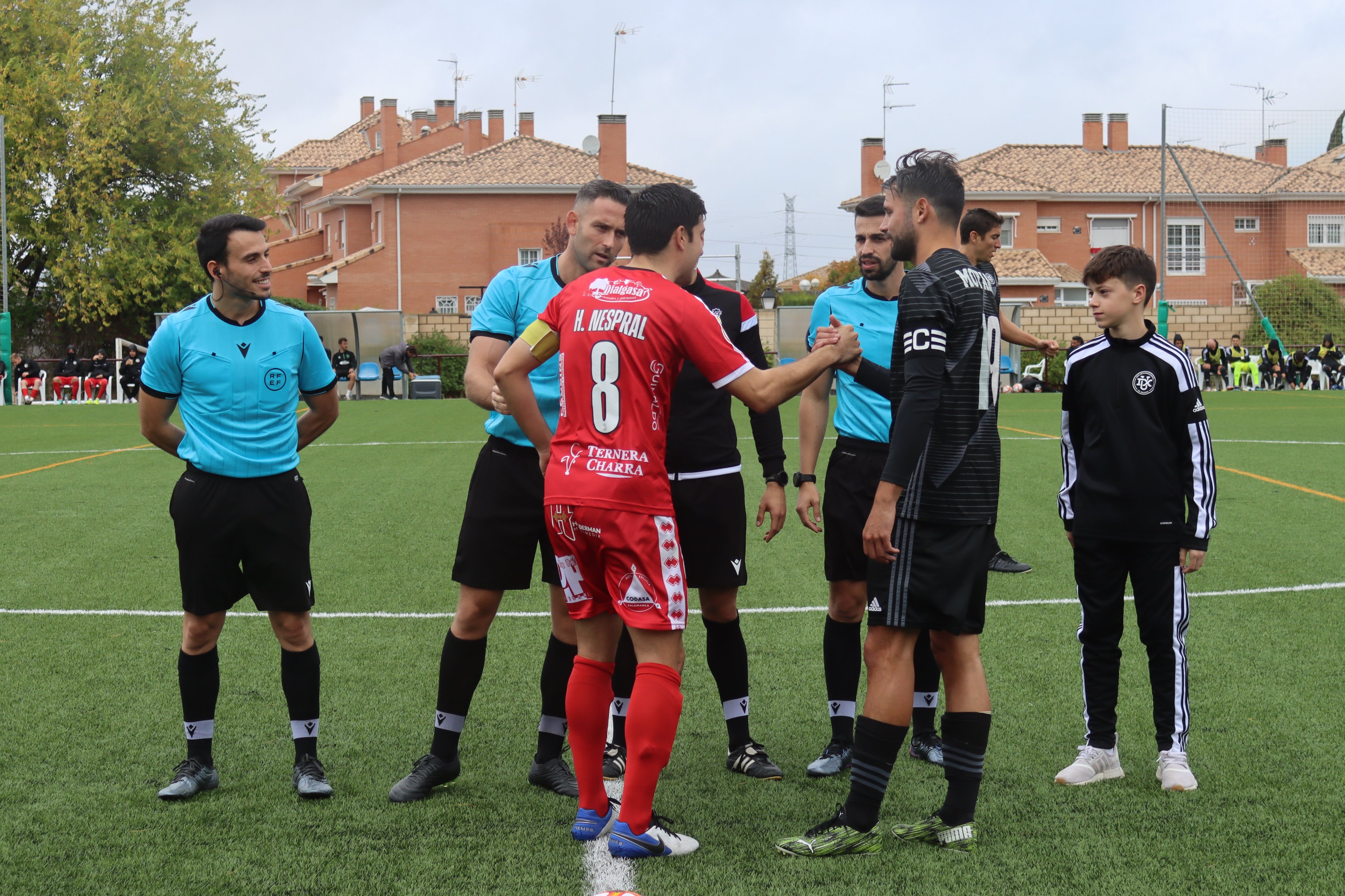 Nespral, en el saludo inicial