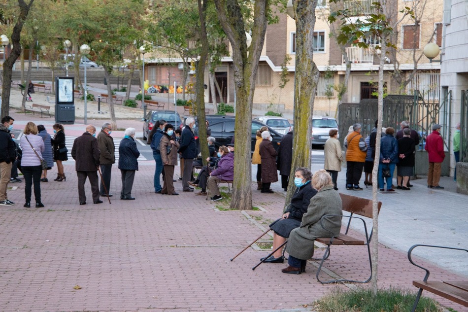Vacunación en el centro de salud de Pizarrales esta semana