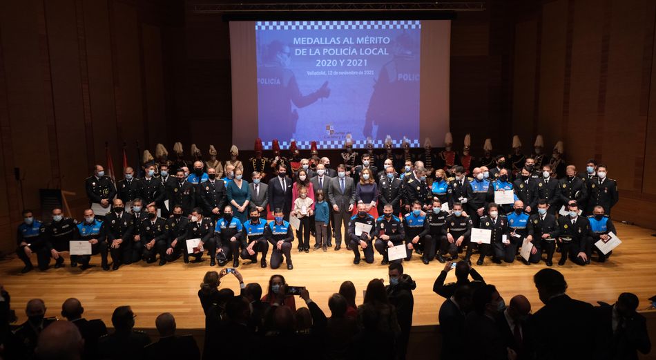 Entrega de las Medallas al Mérito de la Policía Local en Valladolid