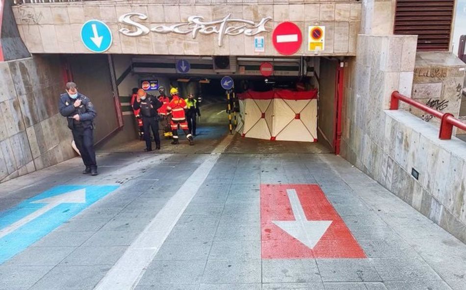 Lugar del accidente. - POLICÍA LOCAL DE GRANADA