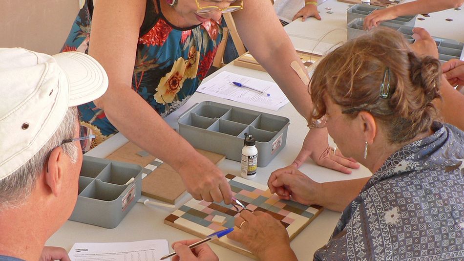 Talleres de creación de mosaicos | Fotografías: MOSAICOLAB