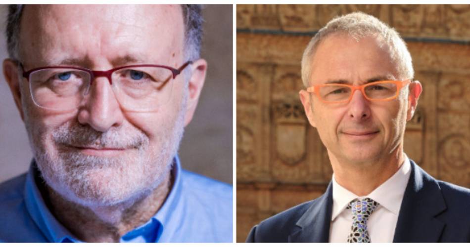 Los catedráticos de Historia Contemporánea Mariano Esteban de Vega y de Derecho Administrativo Ricardo Rivero Ortega son los dos candidatos que optan a dirigir los destinos de la institución académica durante los próximo cuatro años