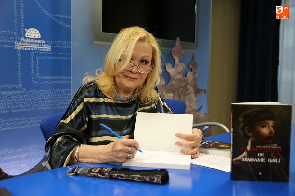 Isaura Díaz de Figueiredo en la Sala de la Palabra en una presentación anterior - Archivo