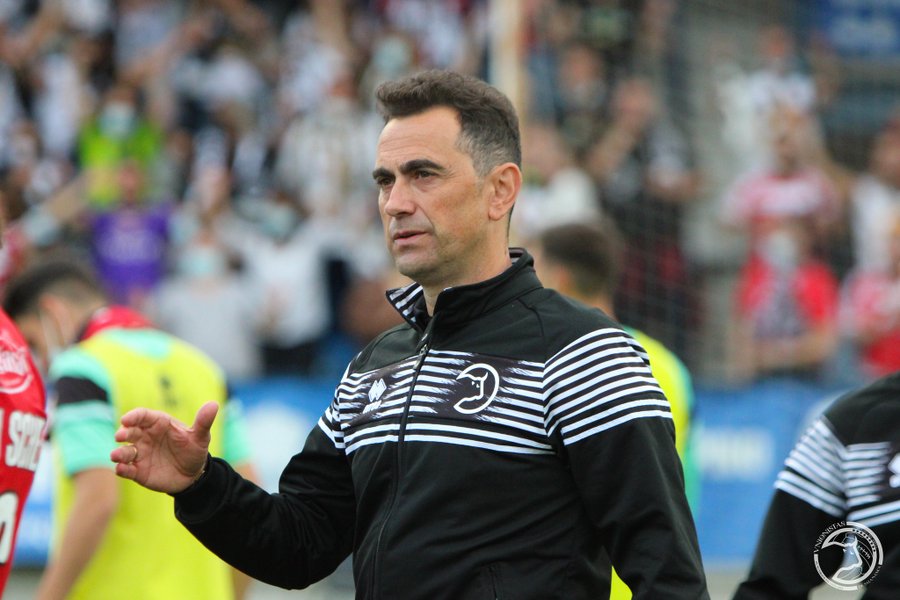 Dani Mori, en su estadio / Unionistas CF