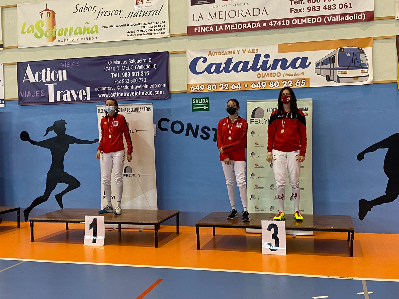 Uno de los podios del club