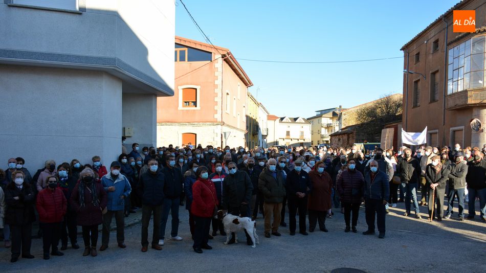 Imagen de la concentración celebrada el sábado pasado en Lumbrales