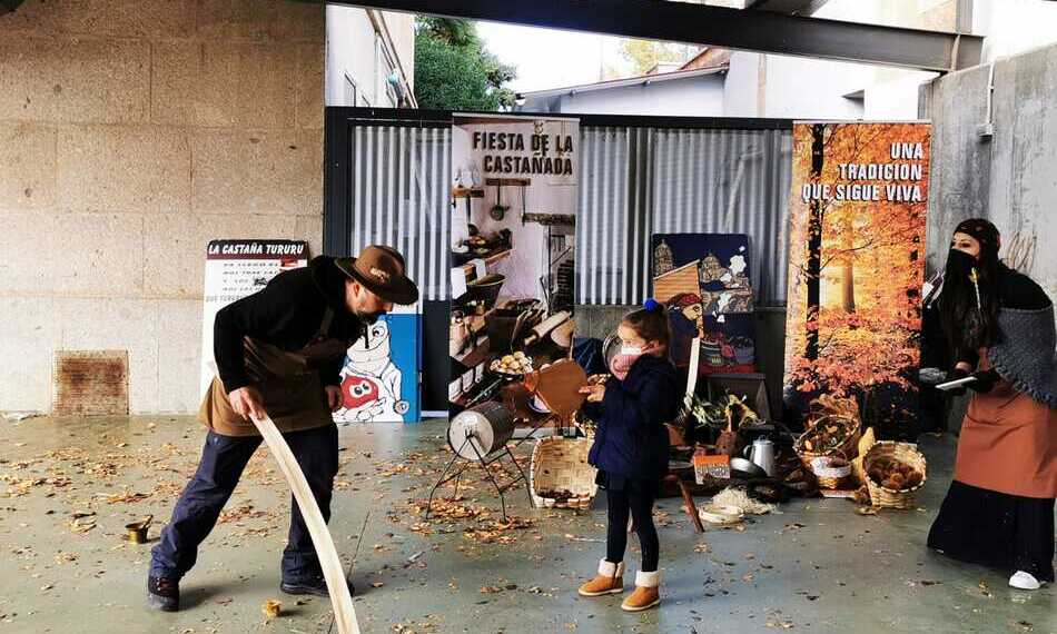 Fiesta de la castañada en Maristas