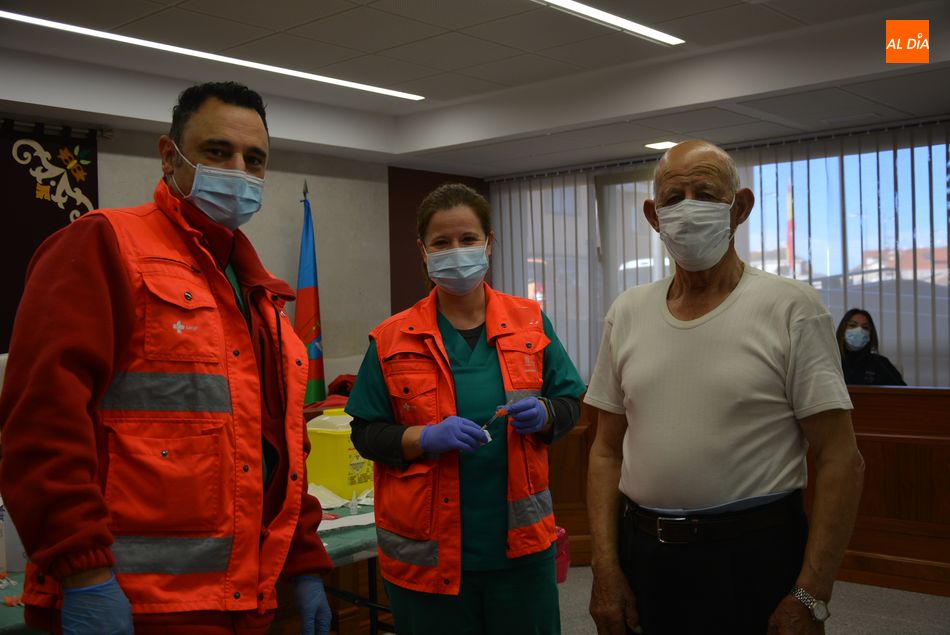 Vacunación de la tercera dosis en Villares de la Reina