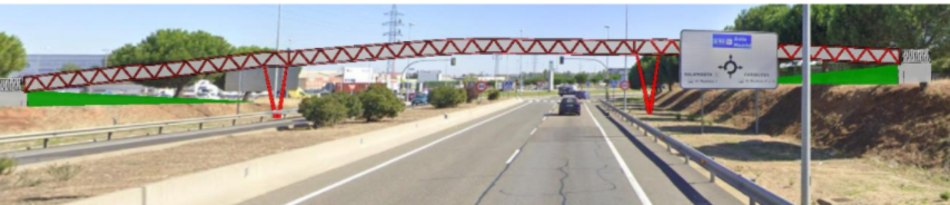 Infografía de la futura pasarela