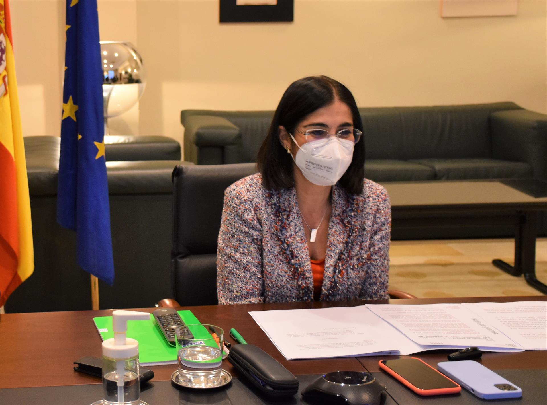 La ministra de Sanidad, Carolina Darias. Foto: EP