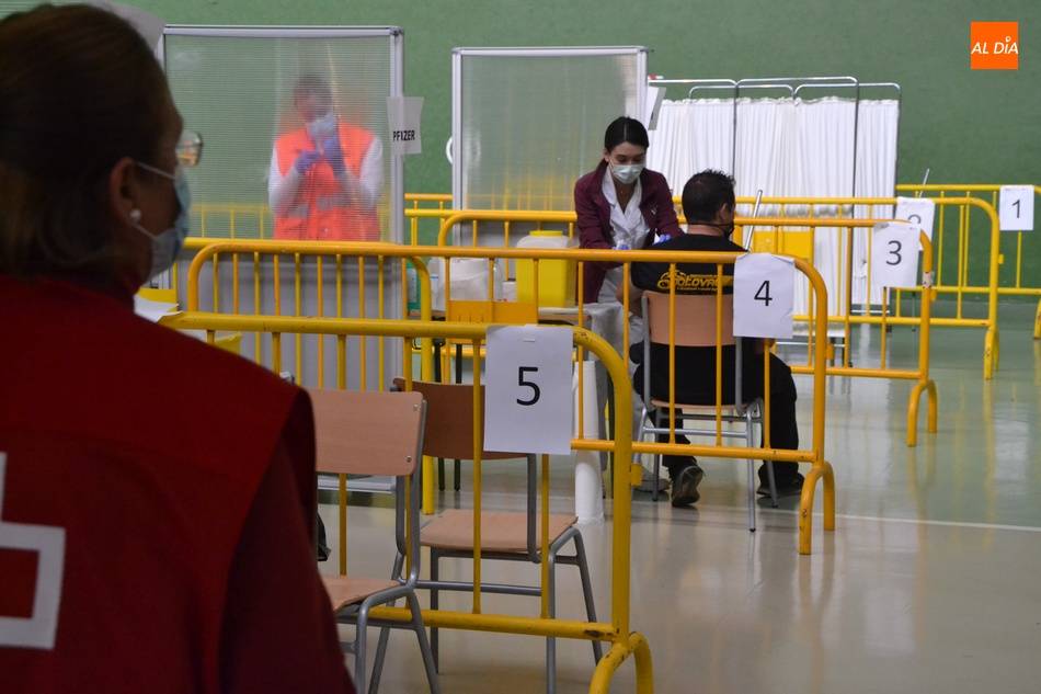 Foto de archivo de una de las vacunaciones en la provincia de Salamanca