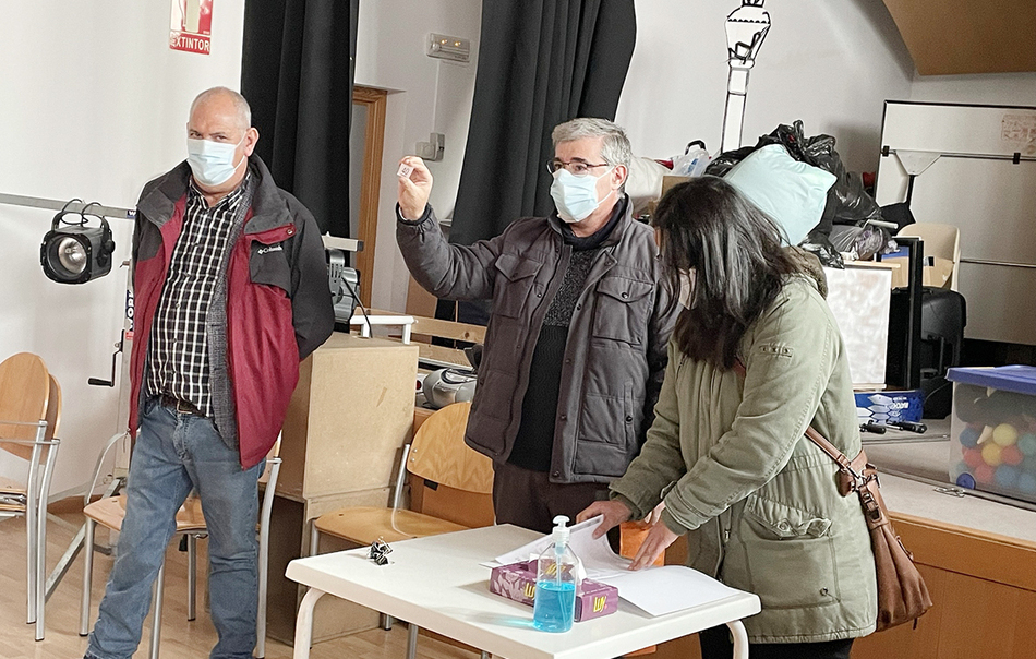 Sorteo de los huertos familiares en Carbajosa, este jueves