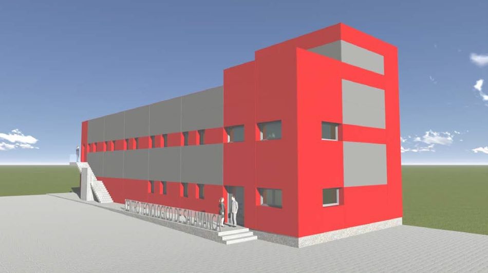 Recreación del centro tecnológico que se construirá en Puente Ladrillo