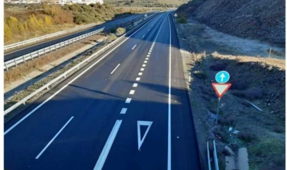 Tramo en el que se han ejecutado las obras en la A-66