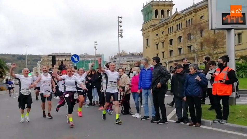 Todo el grupo de club Abadengo terminó la carrera