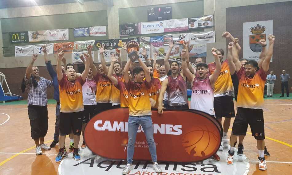 Imagen de los campeones de Primera División Masculina de la última edición del Trofeo Diputación de Baloncesto