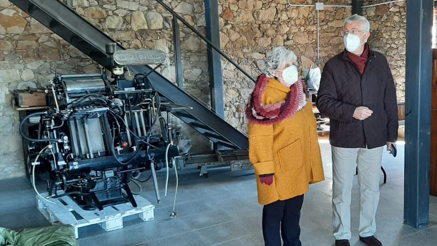 Visita a Morille de la subdelegada del Gobierno en Salamanca, Encarnación Pérez