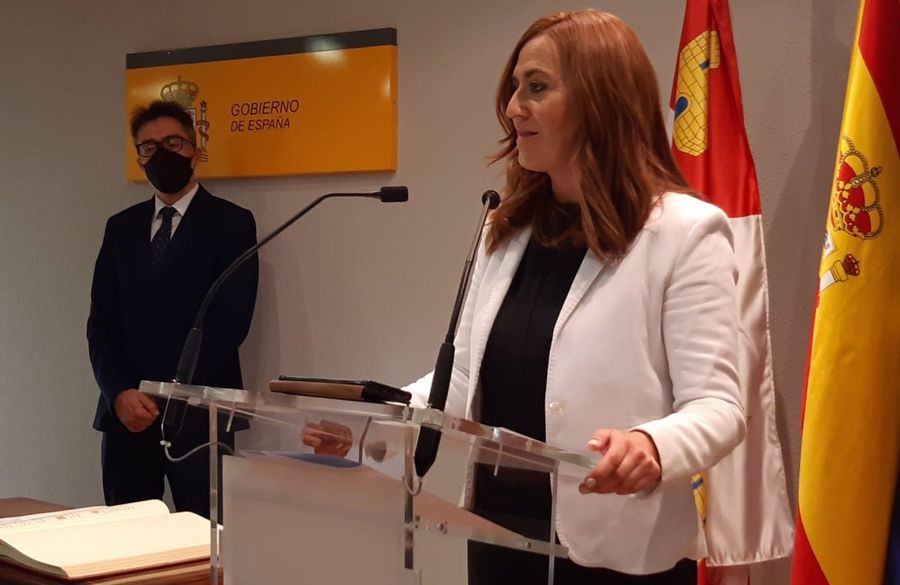 La delegada del Gobierno, Virginia Barcones, daba a conocer los detalles de la decisión del jurado