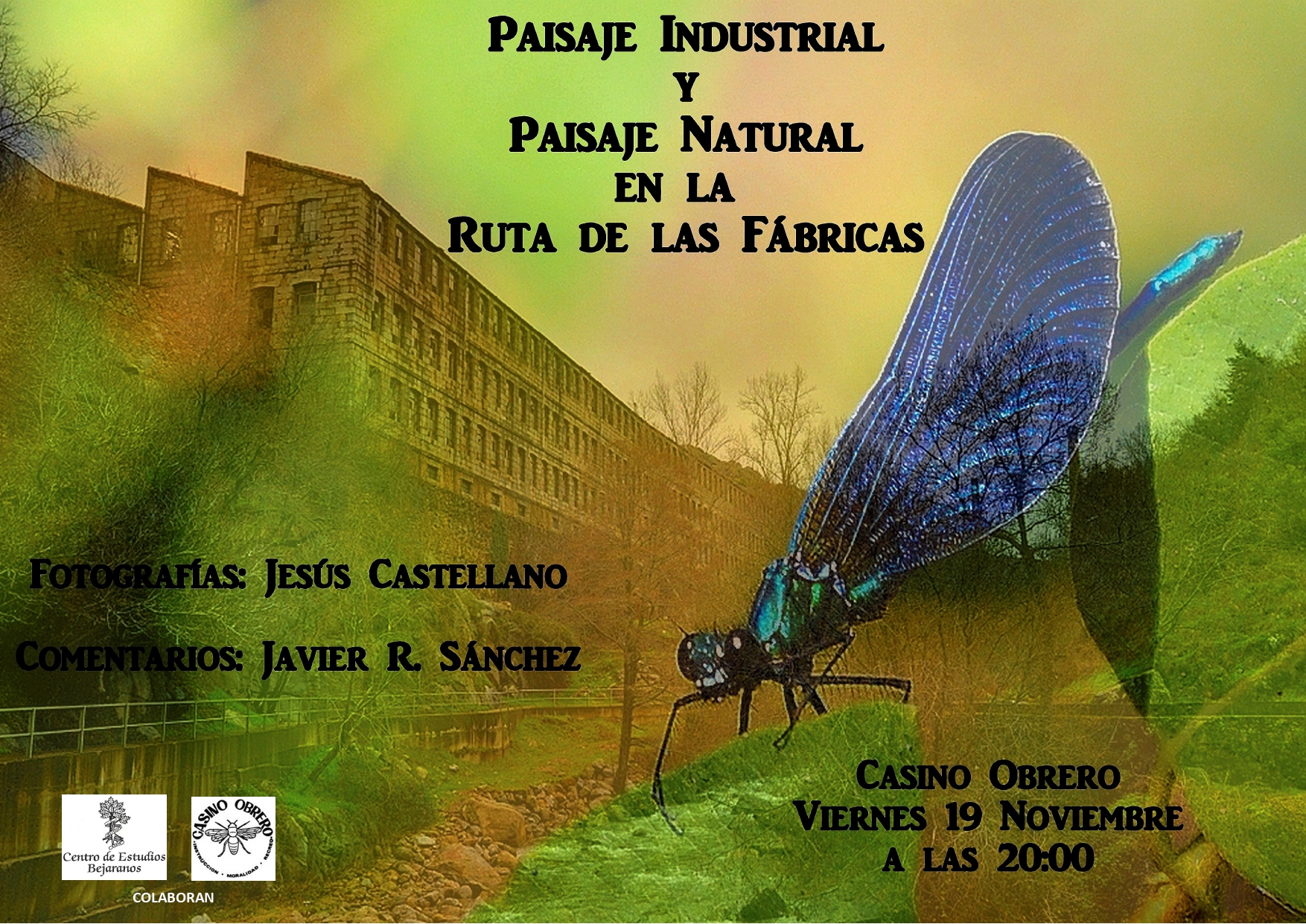 Cartel anunciador de la actividad