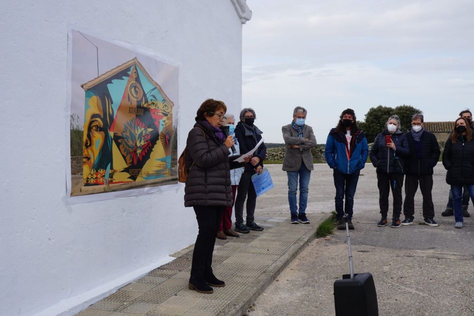 Protestas por la retirada del mural en Villasdardo - Movimiento Feminista de Salamanca