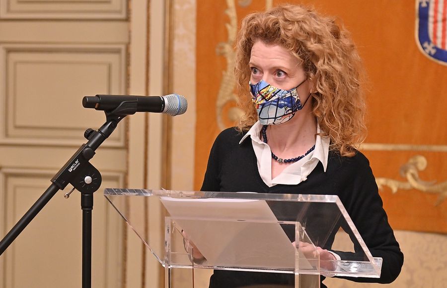 Rueda de prensa de la responsable de la Oficina de Bienestar Animal del Ayuntamiento de Salamanca, y teniente de alcalde del Consistorio, Ana Suárez Otero