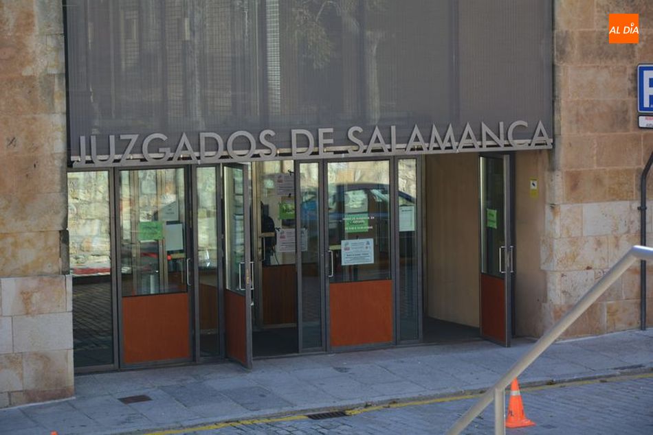 Fachada de los Juzgados de Salamanca en la plaza de Colón