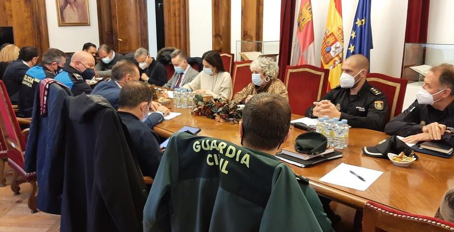 Reunión de la Junta de Seguridad en la que esta mañana se ha abordado la Nochevieja Universitaria
