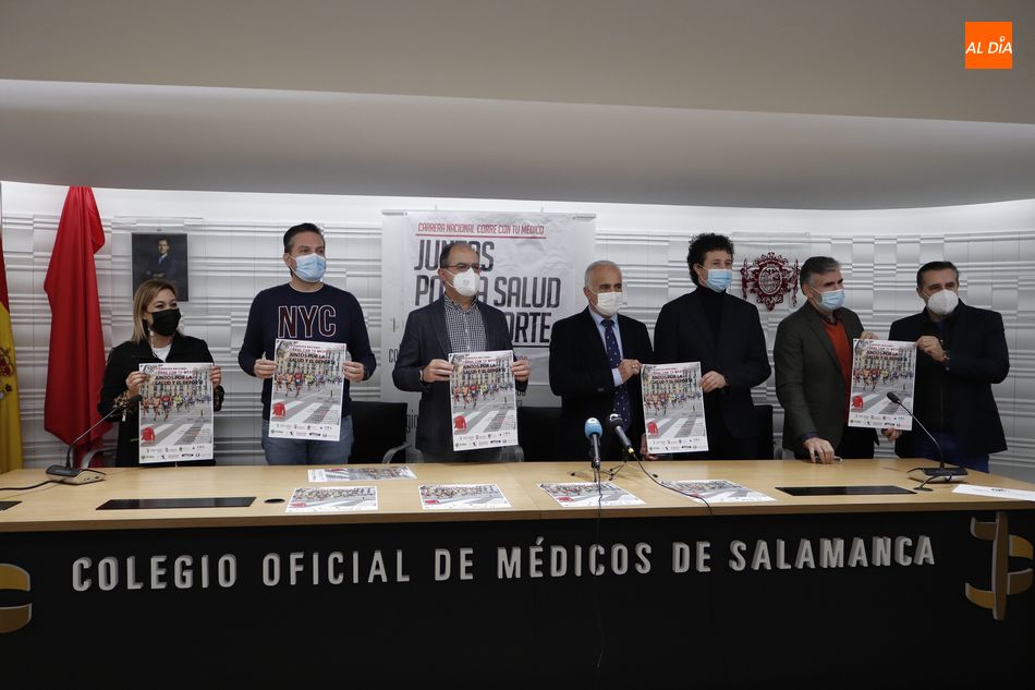 Presentación de la III Carrera Popular Corre con tu Médico, en la sede colegial de estos profesionales