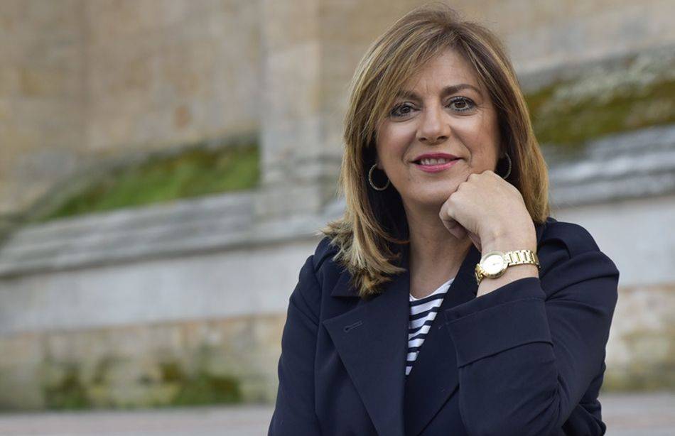 Isabel Bernardo, escritora salmantina. Foto de archivo