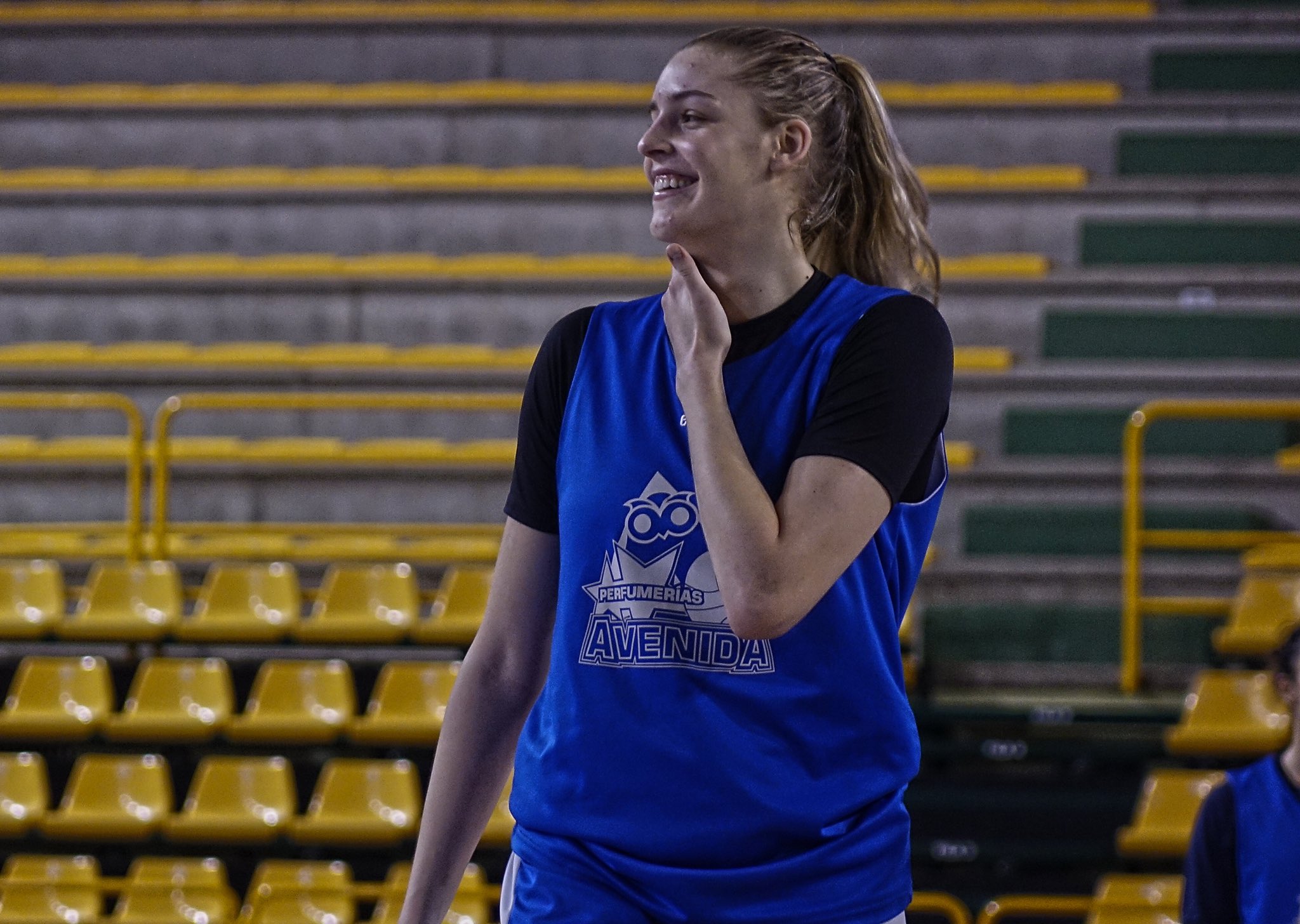 Bella Alarie, en un entrenamiento / CB Avenida