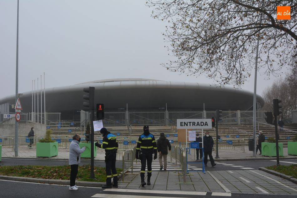 El Multiusos Sánchez Paraíso, centro de vacunación en Salamanca