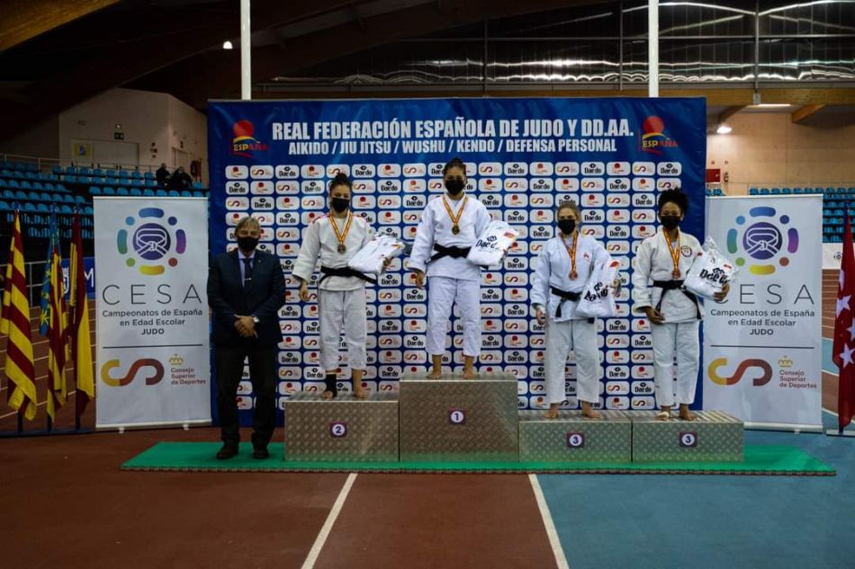La salmantina Andrea Rodríguez, bronce en el nacional de judo cadete