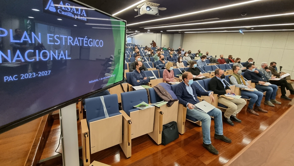 A la jornada asistía el presidente de ASAJA Salamanca Juan Luis Delgado