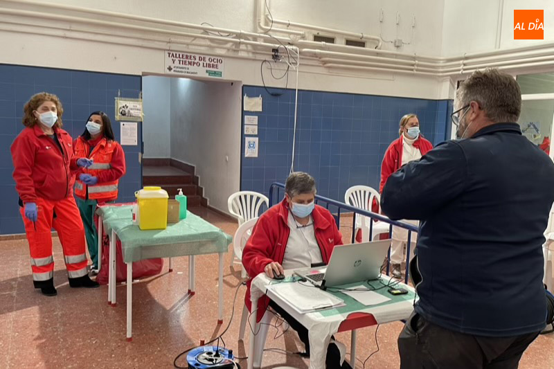 Una de las vacunaciones de esta semana en Peñaranda