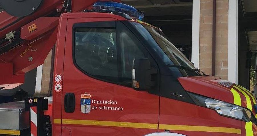 Foto de archivo de un vehículo de Bomberos de la Diputación