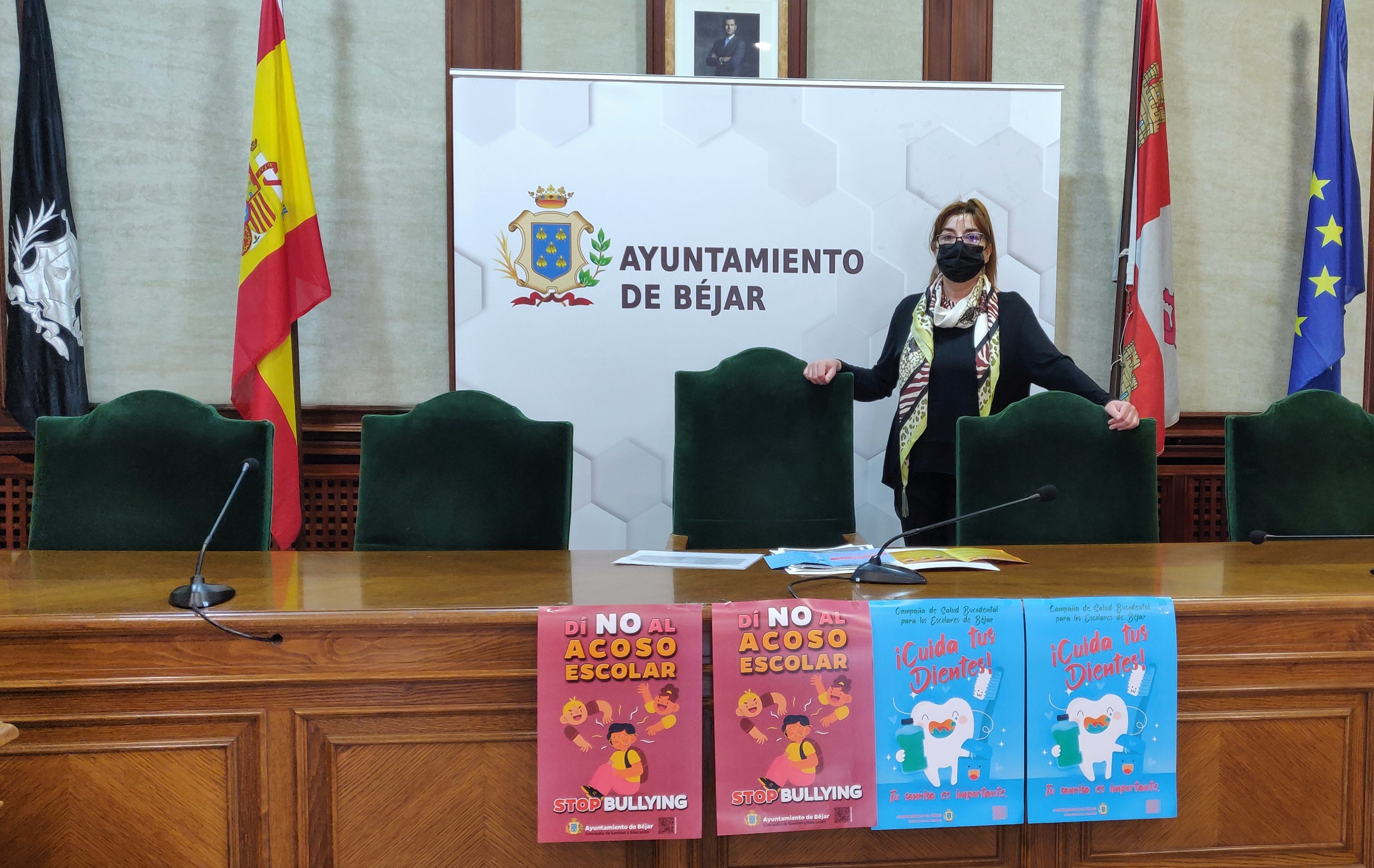 Imagen de la presentación de ambas campañas | Foto: Ayuntamiento de Béjar
