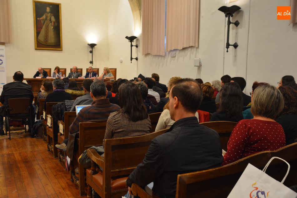 Foto de archivo de un acto en el Edificio de Escuelas Mayores