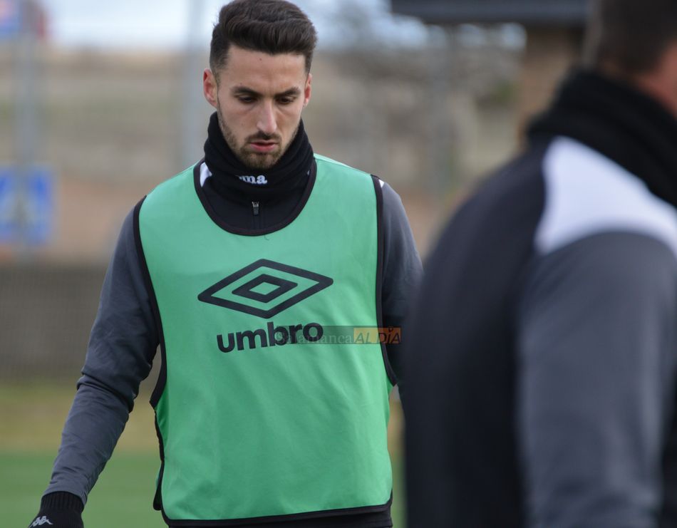 Hugo Díaz, en un entrenamiento / Carlos Cuervo