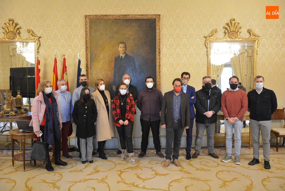 Presentación en el Ayuntamiento de ‘Huellas del español’, nueva plataforma para aprender castellano. Foto de Vanesa Martins