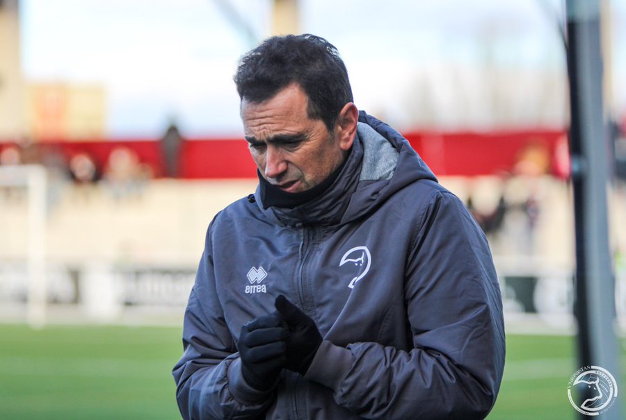 Dani Mori, en el Reina / Unionistas CF