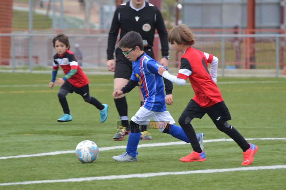 Un encuentro disputado en uno de los campos de La Salud / Guillermo García