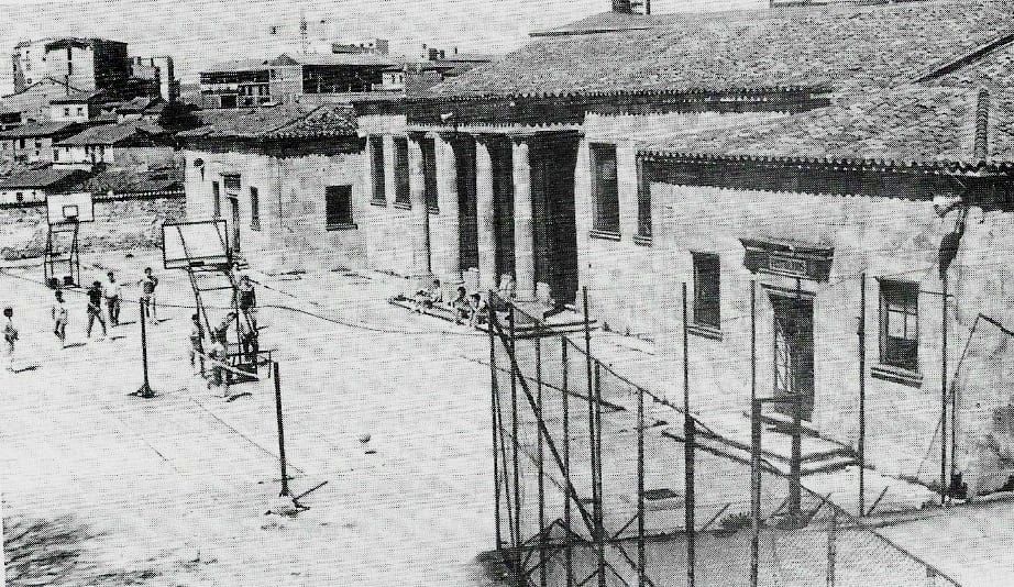 Las antiguas instalaciones deportivas del Botánico