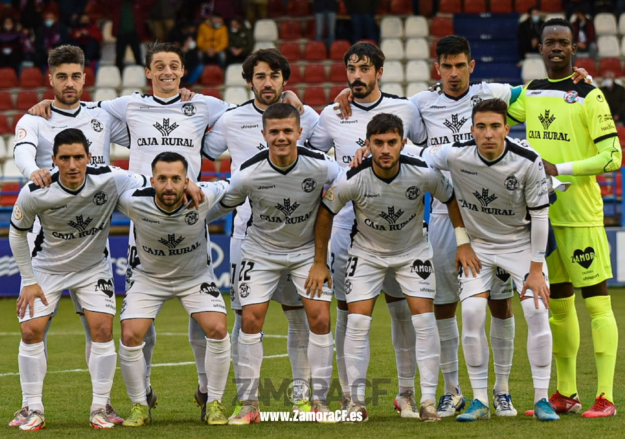 Once del Zamora en un encuentro / Zamora CF