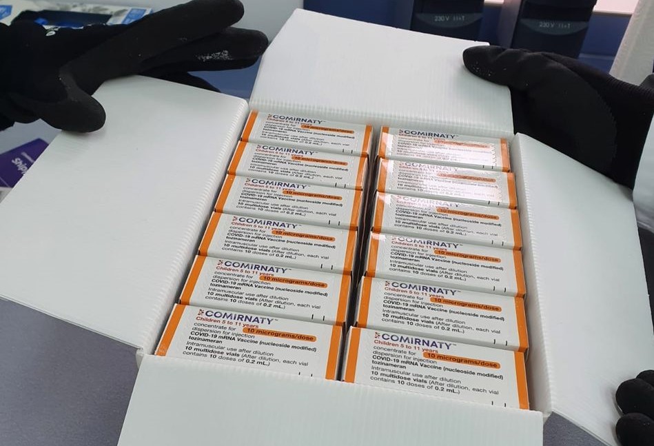 Vacunas infantiles contra la Covid-19 llegadas a Salamanca - Archivo