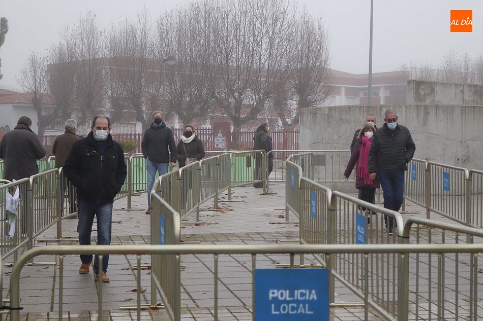 Foto de archivo de una de las vacunaciones en el Multiusos