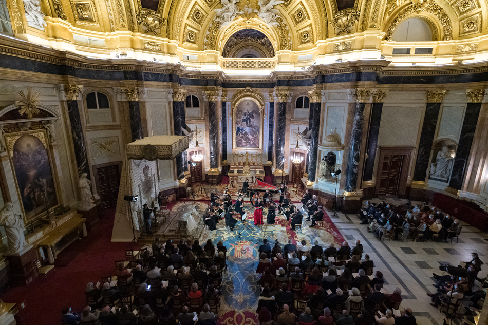  La Orquesta Barroca de la Universidad de Salamanca durante su concierto Ifigenia